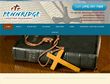 Tablet Screenshot of pennridgecf.org